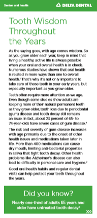 caring for your teeth