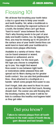 flossing 101