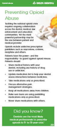 prevent opioid abuse chart